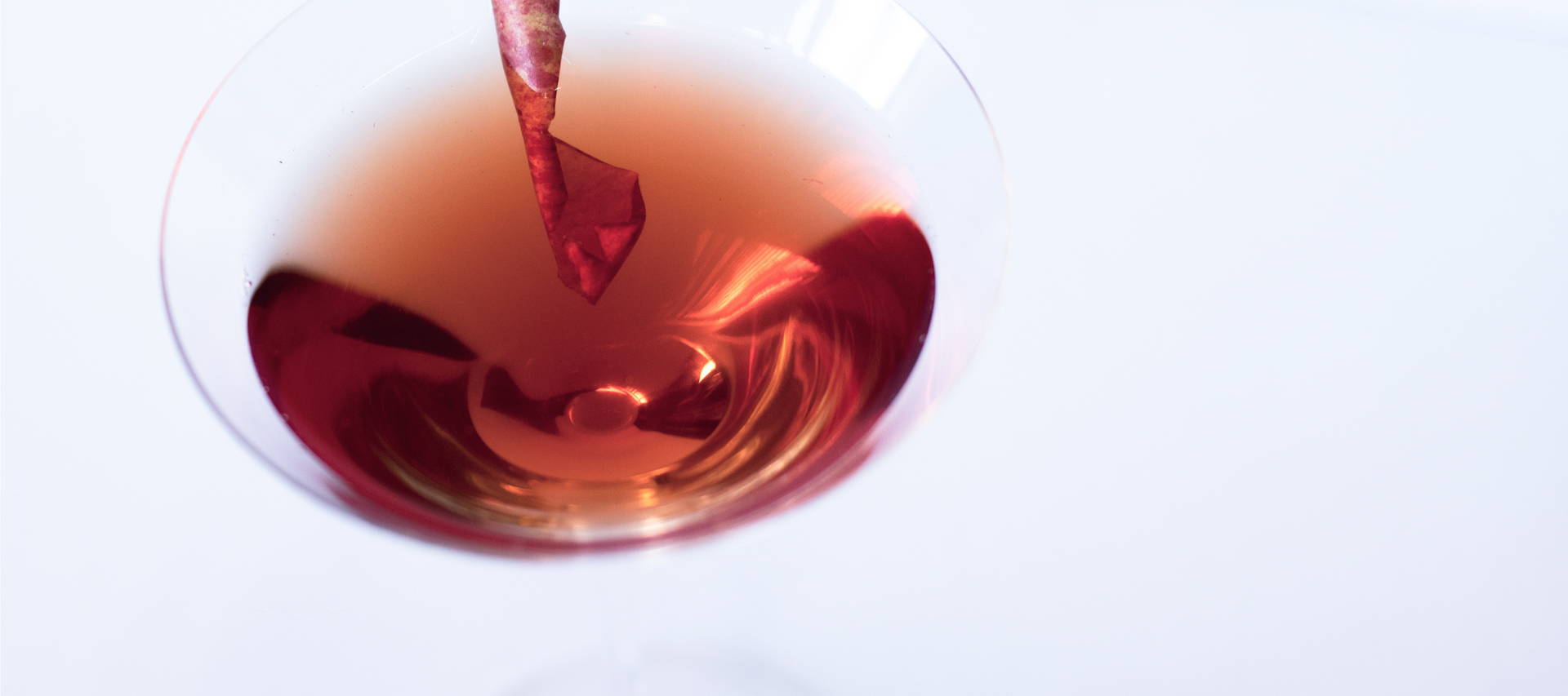 Apply Whiskey Martini Recipe with tea infused mixology