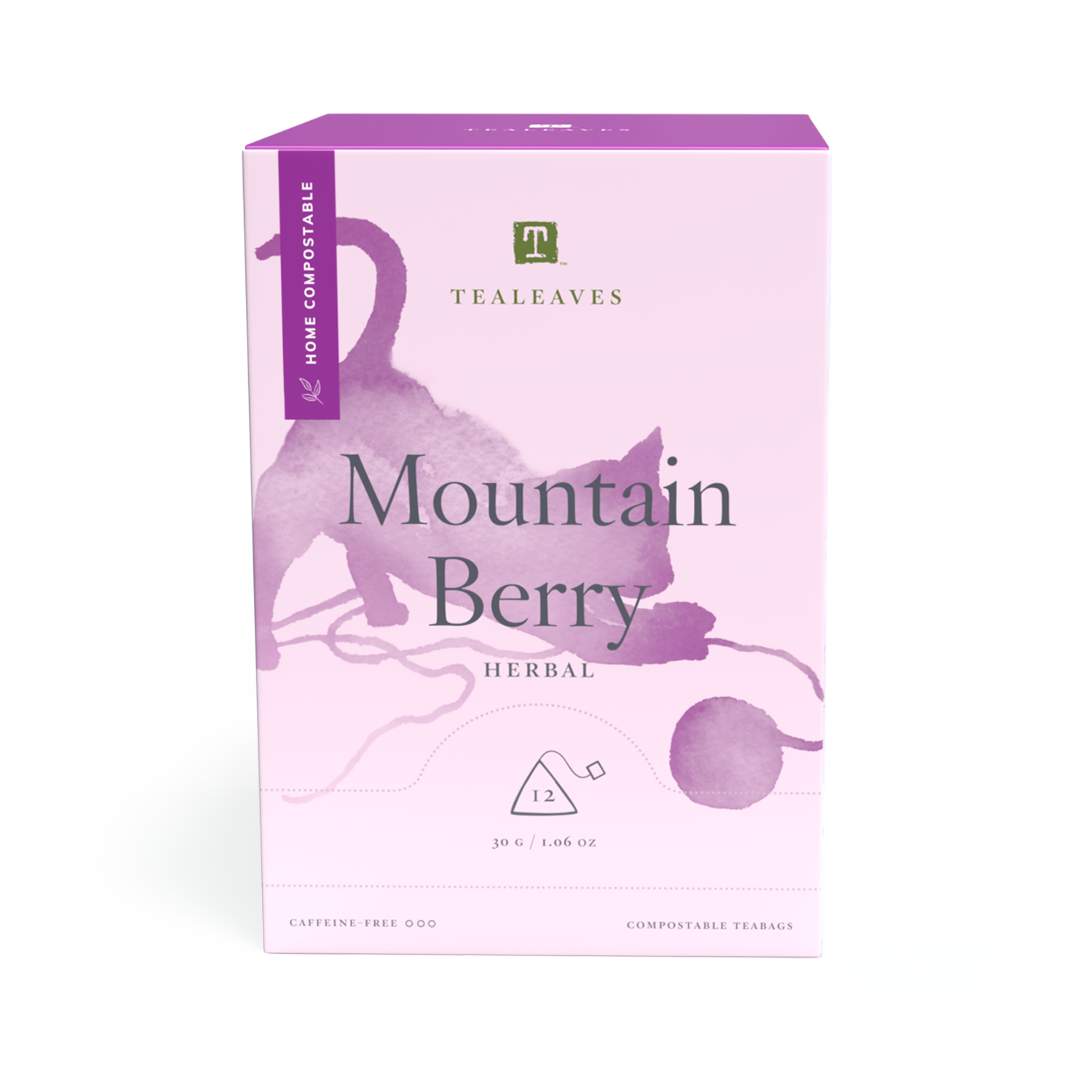 Mountain Berry Herbal Tea Bags - Home Compostable from TEALEAVES