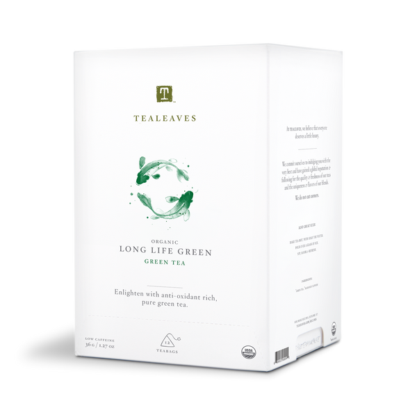 Organic Long Life Green Tea Bags | TEALEAVES