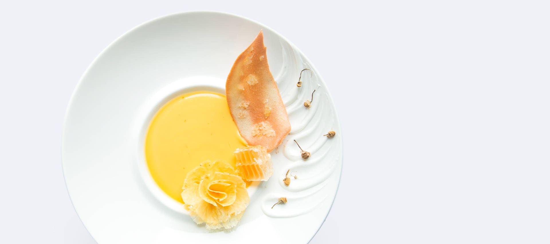 Composed Chamomile Dessert