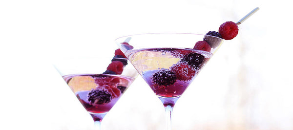 Mountain Berry Martini Cocktail