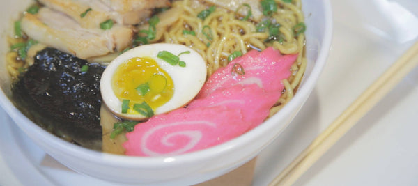 delicious smokey warm ramen