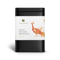 Decaf English Breakfast Tea. Luxury loose leaf tea. Premium black tea.
